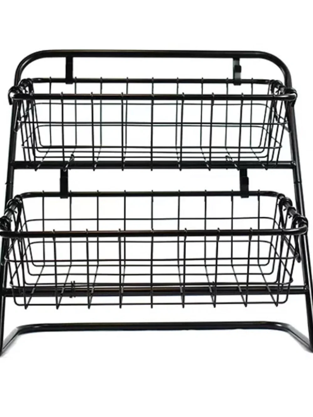 Two tiered snack stand